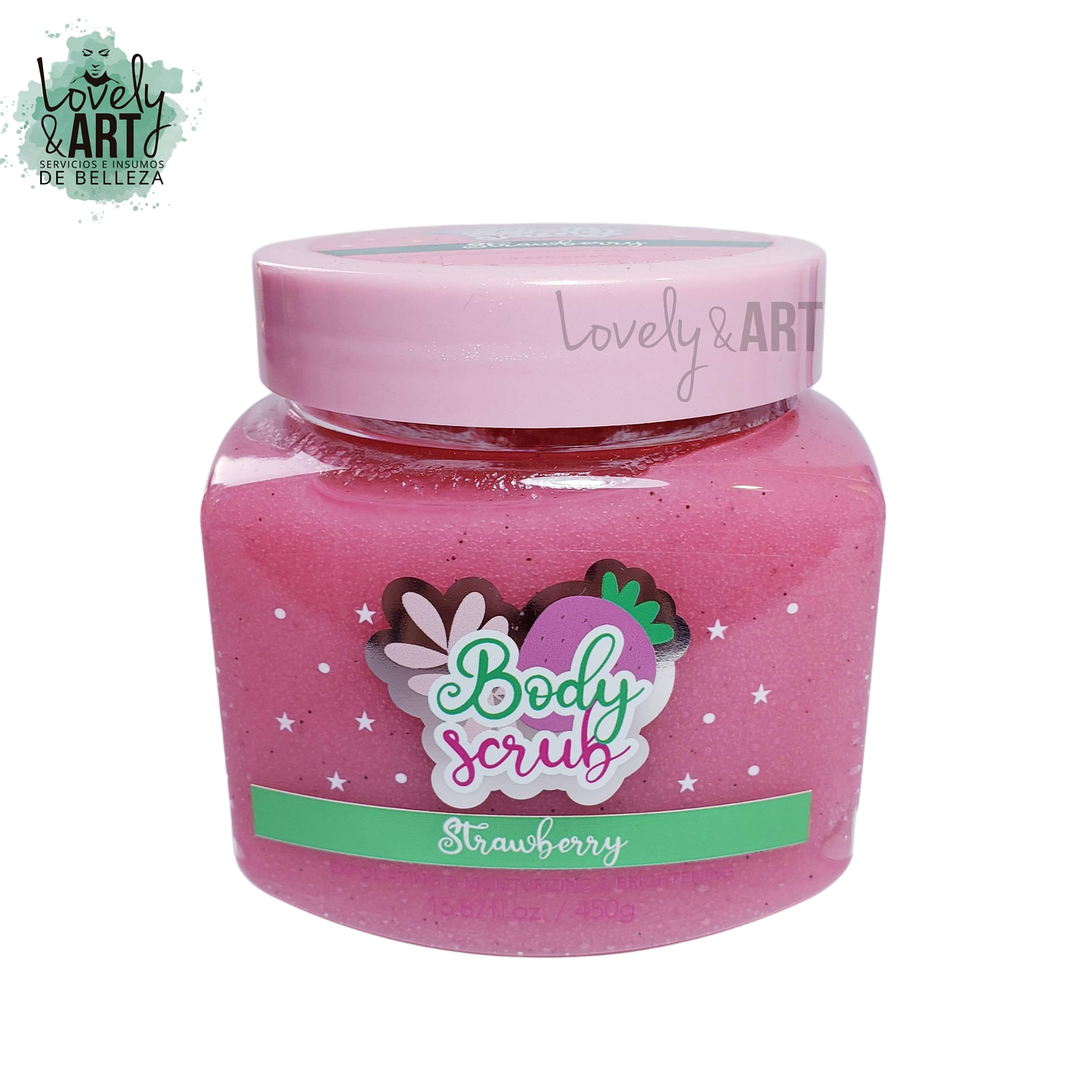 Body Scrub 450G  Strawberry (Exfoliante)