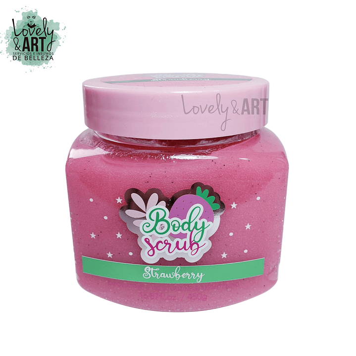 Body Scrub 450G  Strawberry (Exfoliante)