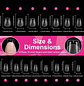 Uñas Soft Gel Extra Short Coffin 600pcs (Etiqueta Fucsia) - Miniatura 2