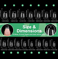 Uñas Soft Gel Short Coffin 600pcs (Etiqueta Verde) - Miniatura 2