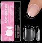 Uñas Soft Gel Short Square Round 600pcs (Etiqueta Rosado) - Miniatura 1