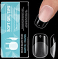 Uñas Soft Gel Medium Square Round 600pcs (Etiqueta Celeste) - Miniatura 1