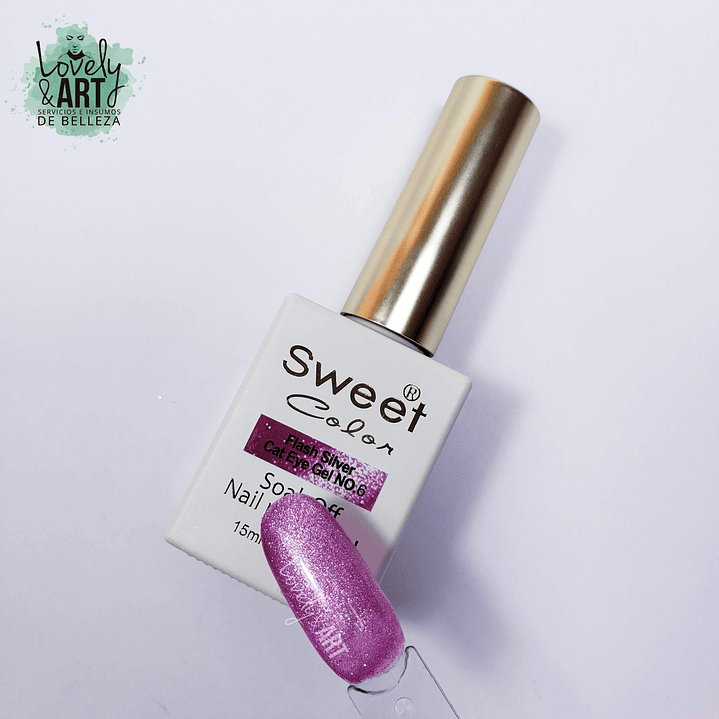 Esmalte Ojo de Gato Sweet Color Flash 06 1