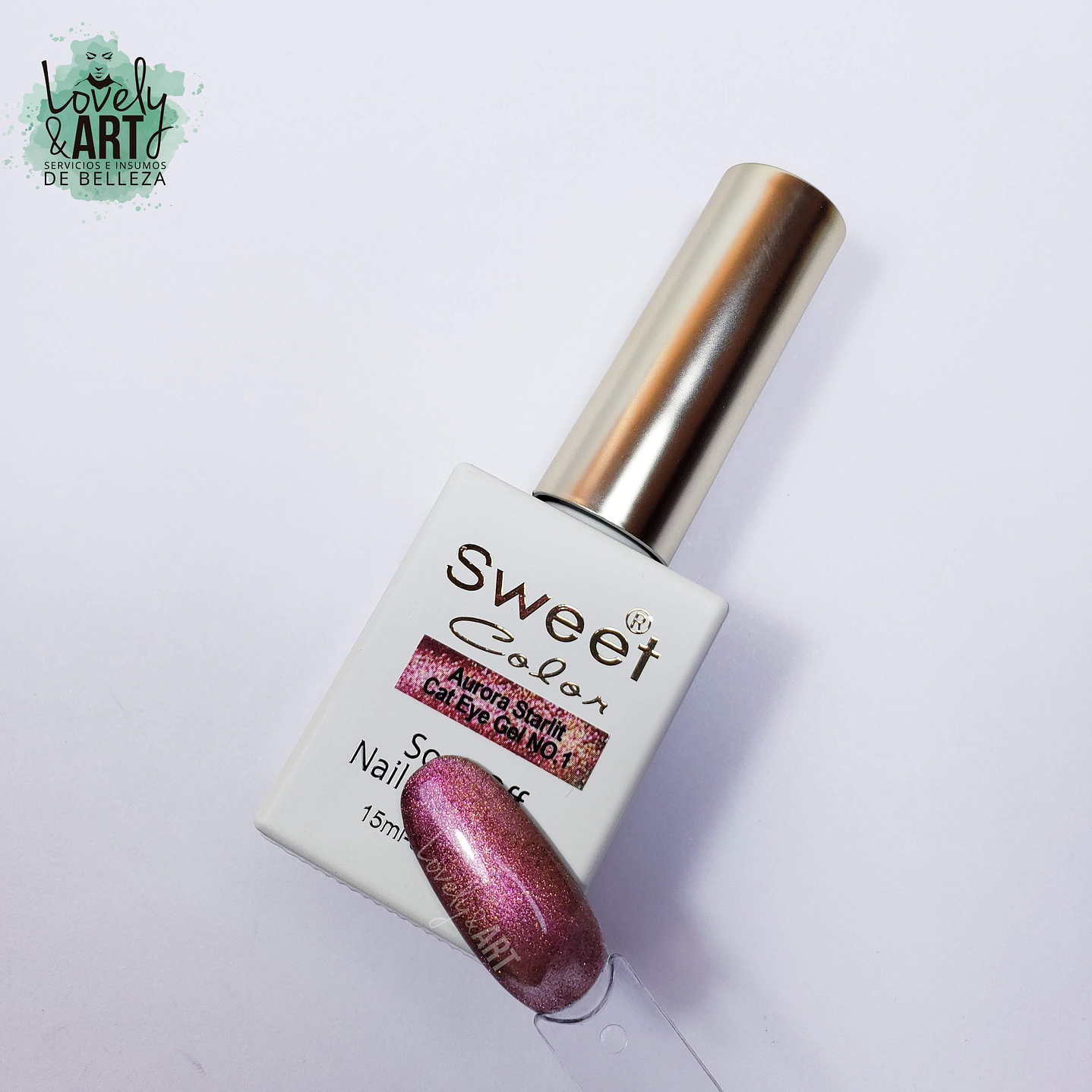 Esmalte Ojo de Gato Sweet Color Aurora 01 1