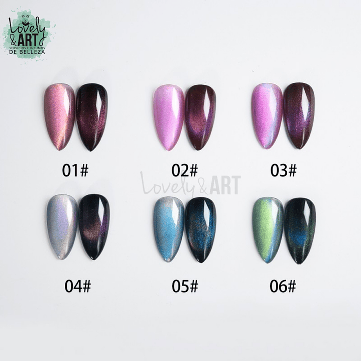 Esmalte Ojo de Gato Sweet Color Aurora 01 2