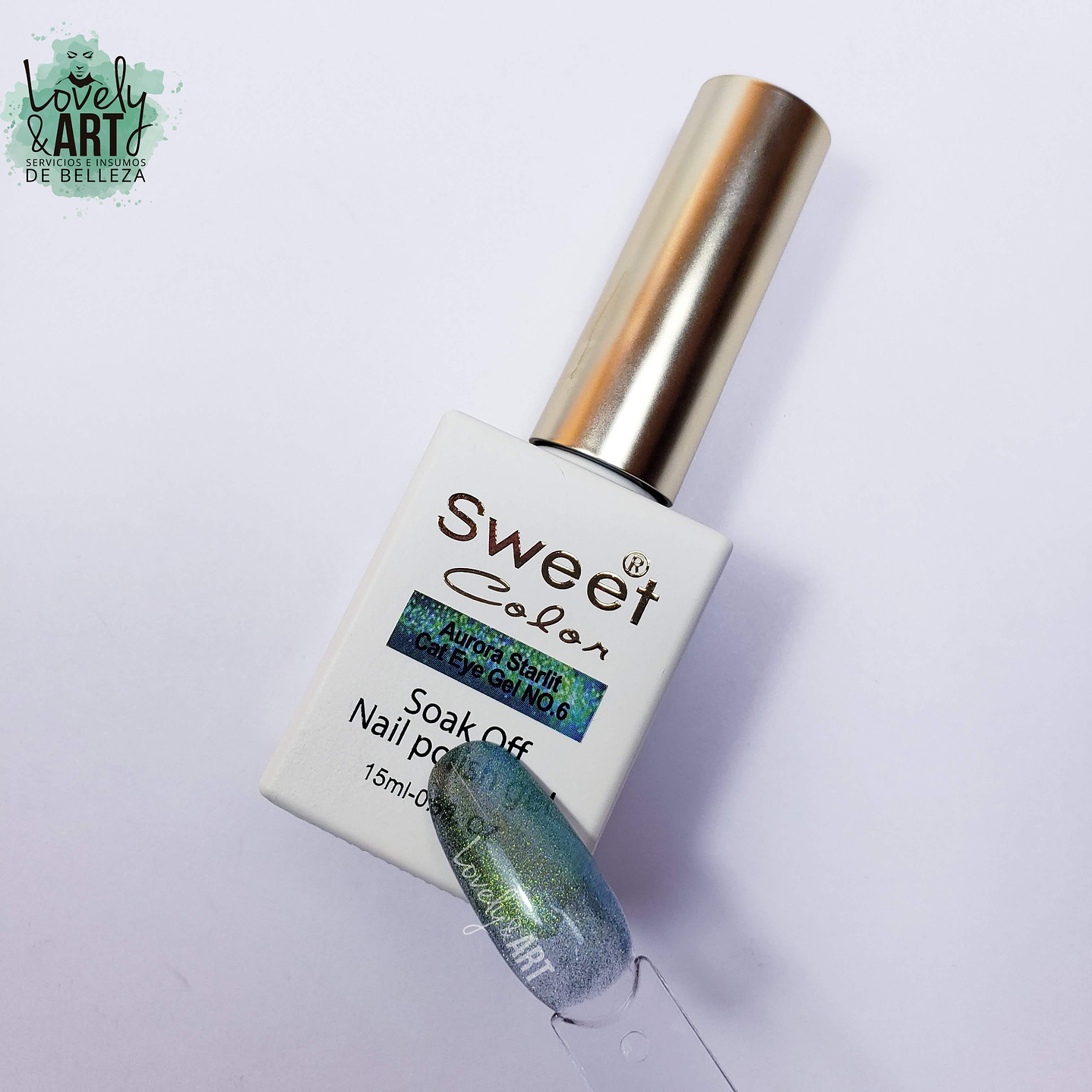 Esmalte Ojo de Gato Sweet Color Aurora 06 1
