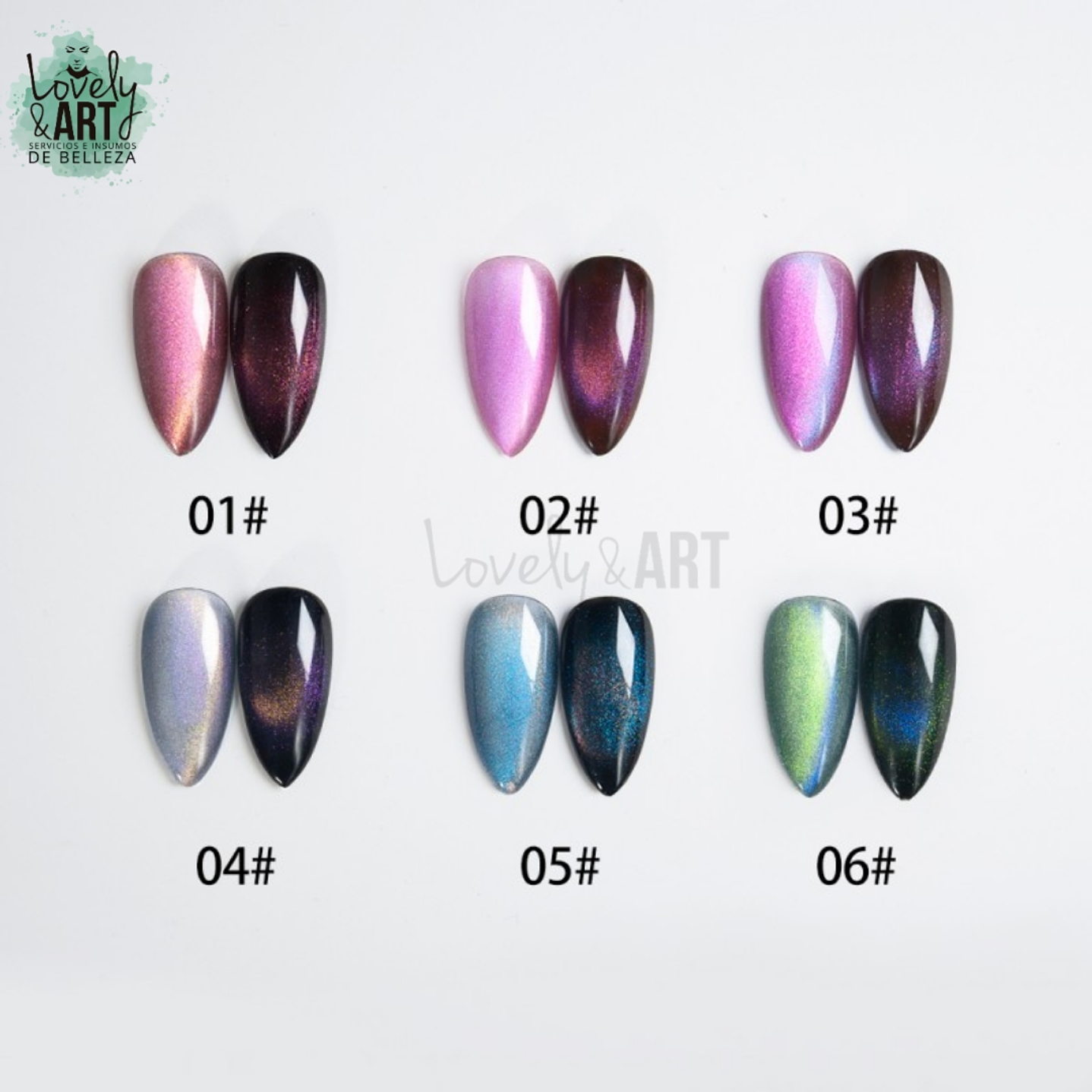 Esmalte Ojo de Gato Sweet Color Aurora 06 2