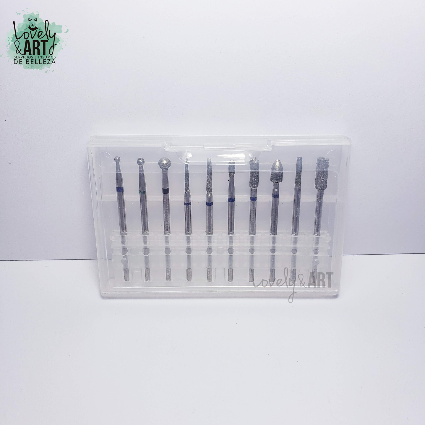 Pack de 10 Fresa Cutícula Azul  2