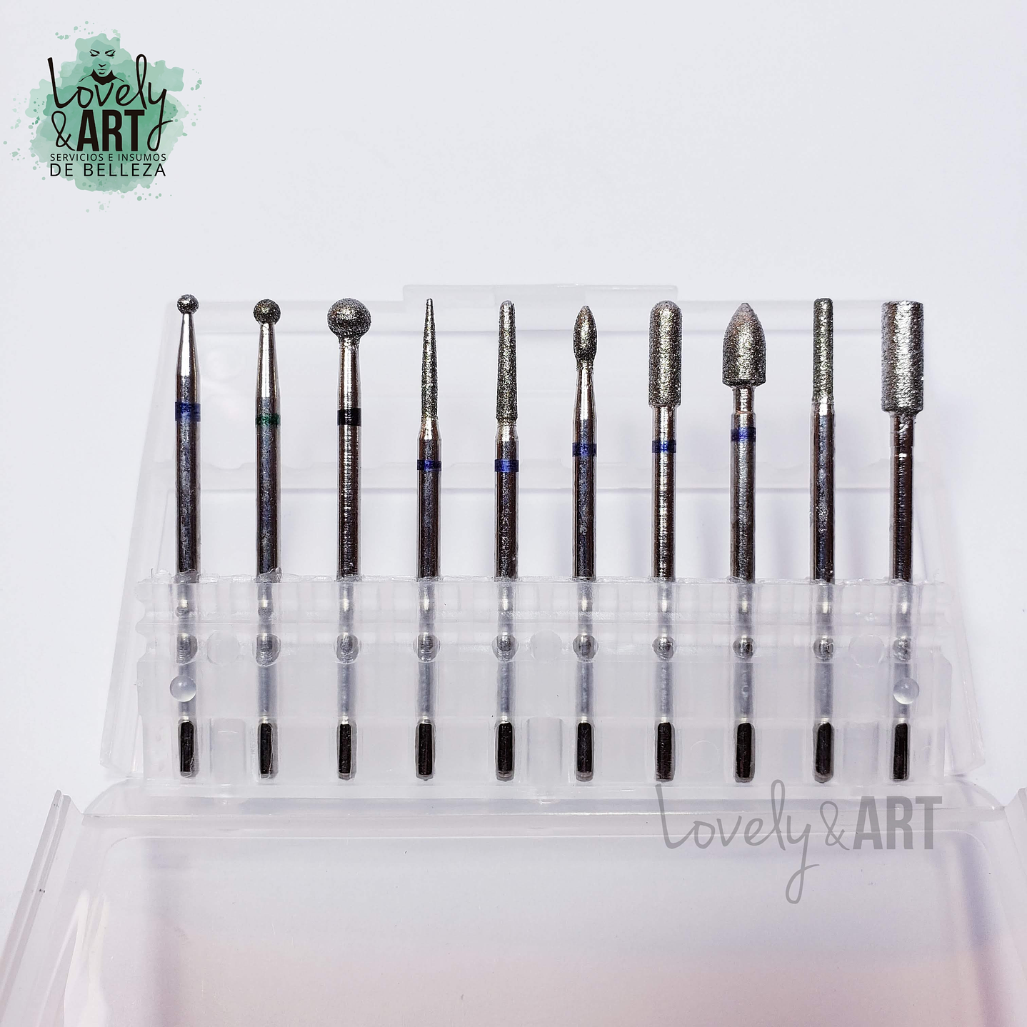 Pack de 10 Fresa Cutícula Azul  1