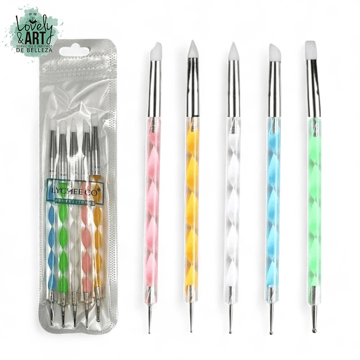 Pack Punteros Con Punta de Silicona