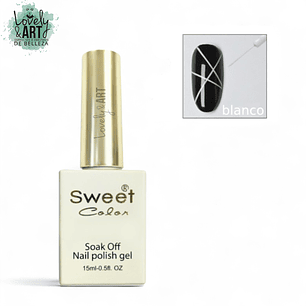 Esmalte Liner Blanco Sweet Color 