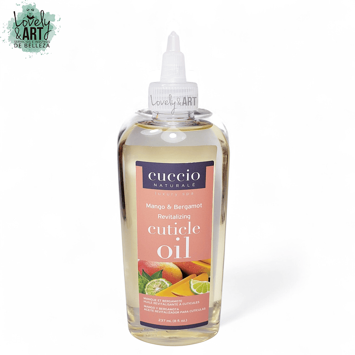 Aceite de Cutícula Mamgo y Bergamot Cuccio 237ml