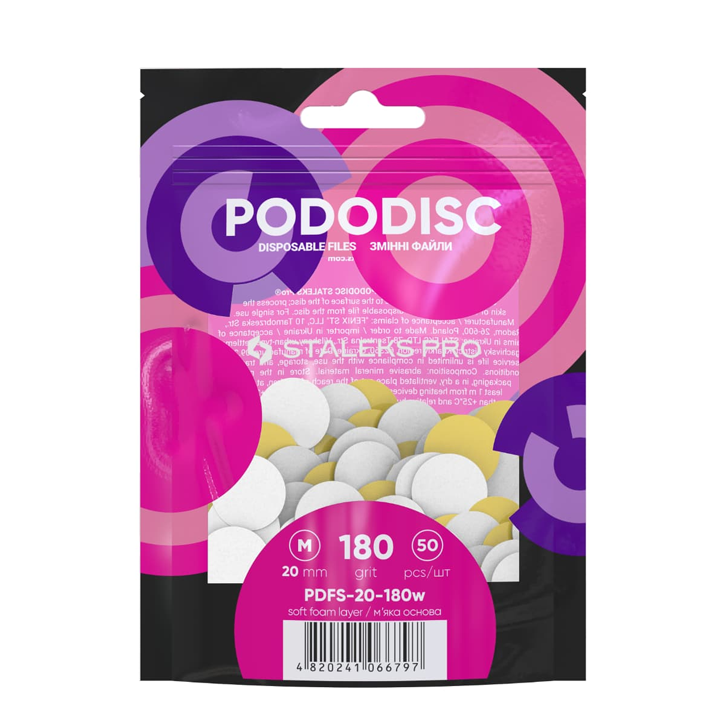 Pads SOFT Para Pododisc Staleks Pro – Talla “M” 180 1