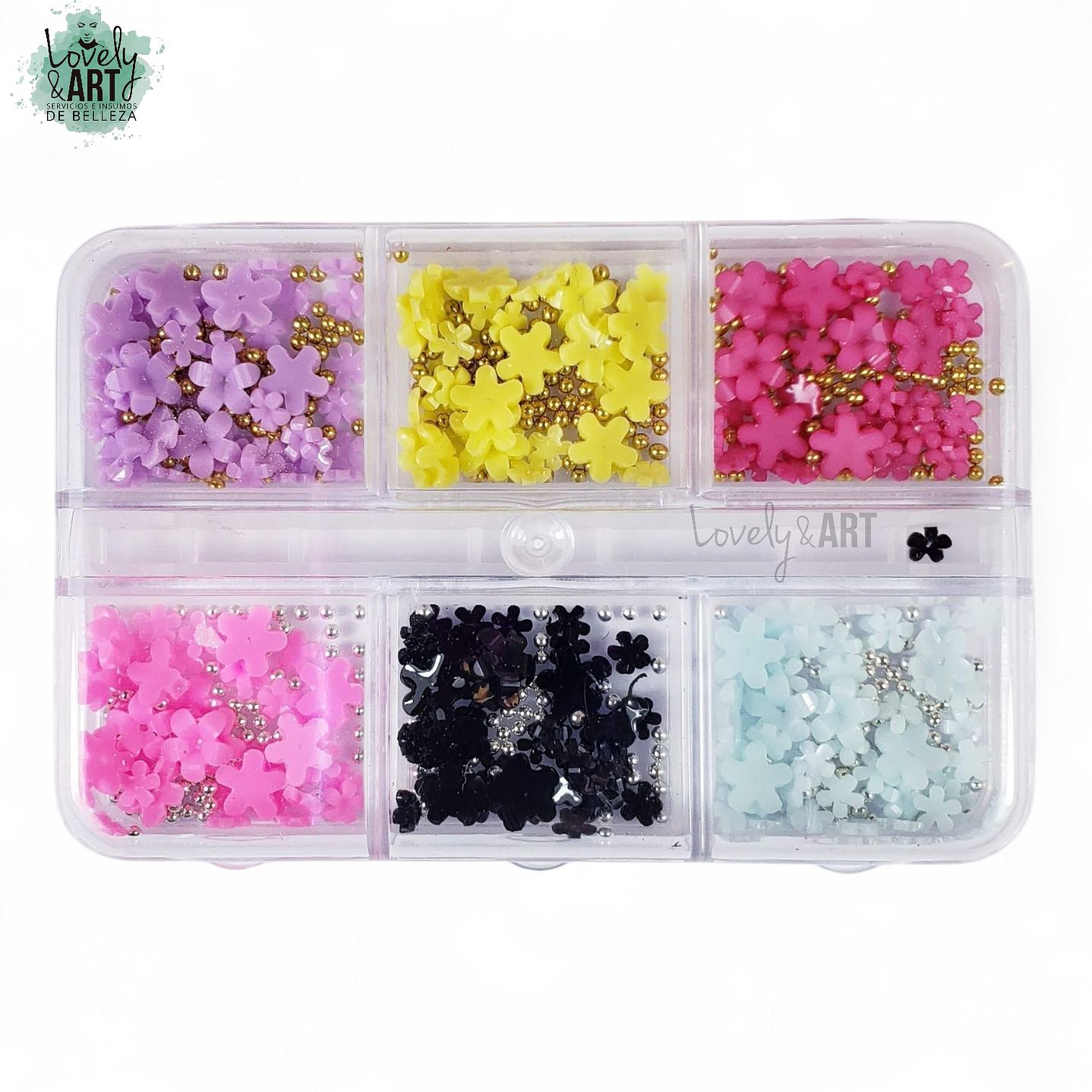 Flores 3D y Buliones (6 Divisiones) Navi