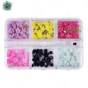 Flores 3D y Buliones (6 Divisiones) Navi