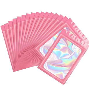 Bolsa Rosa Para Envio Press On (10 unidades)