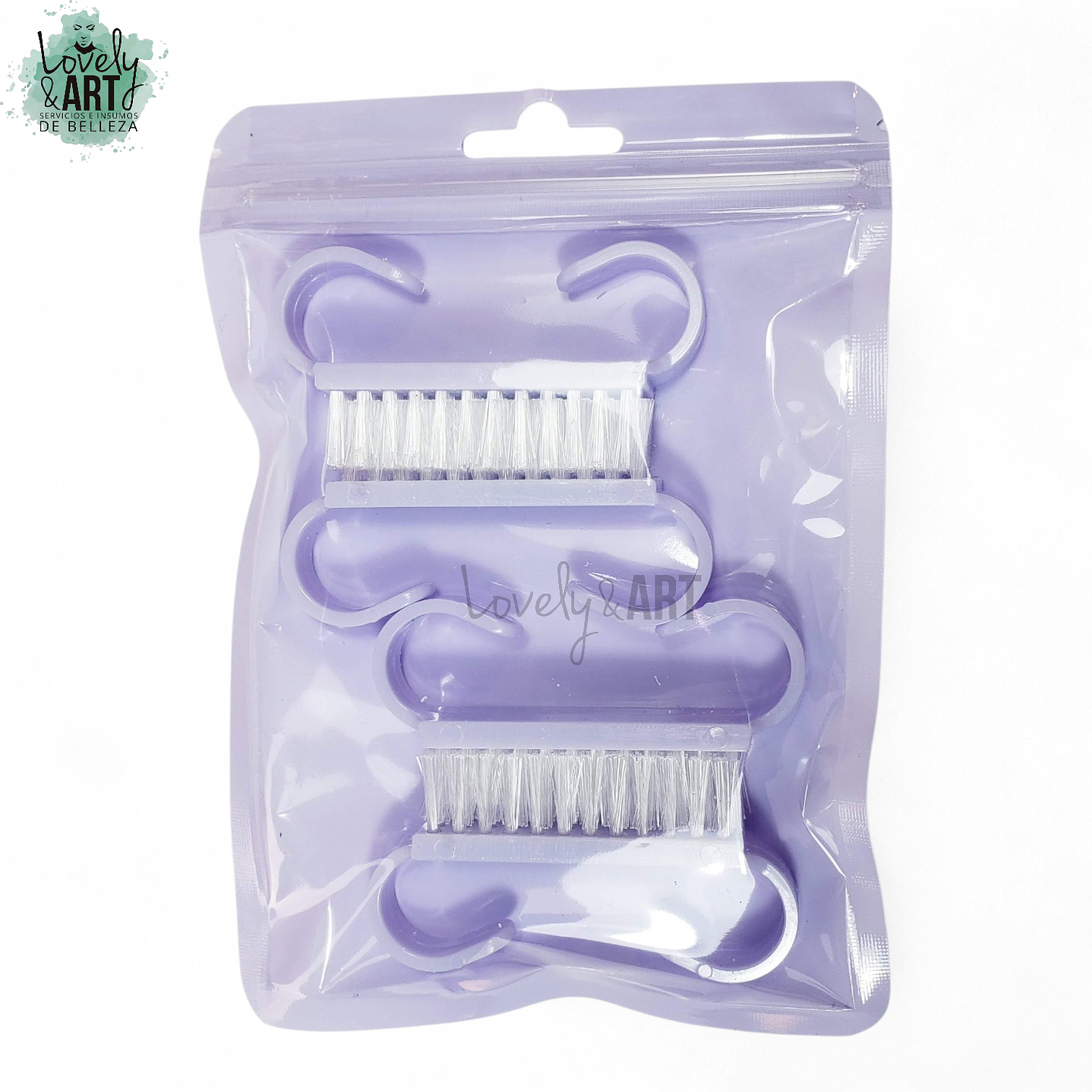 Pack 4 Escobillas Lila Pastel