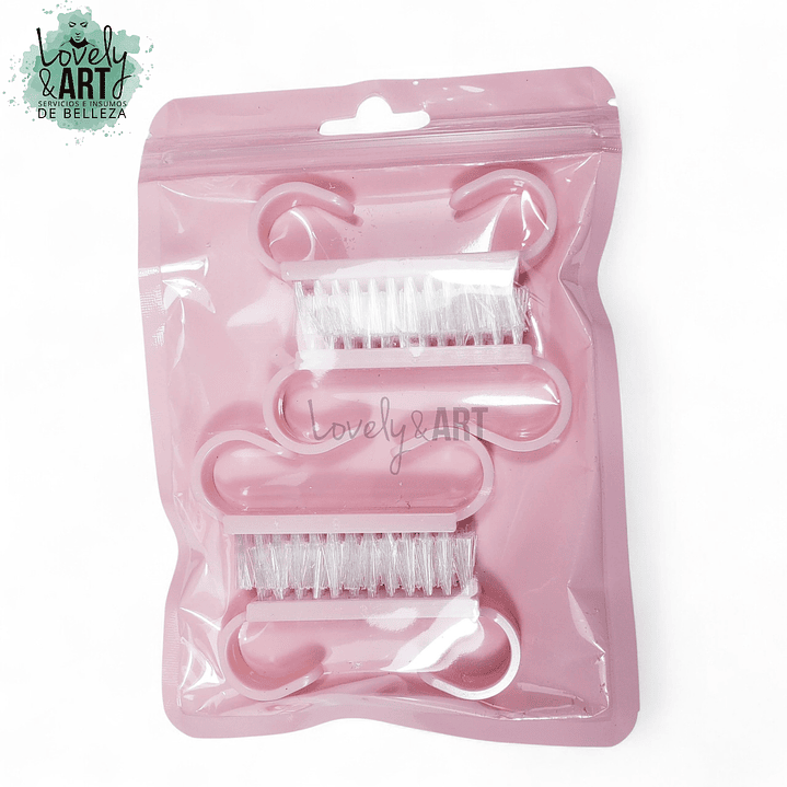 Pack 4 Escobillas Rosadas Pastel