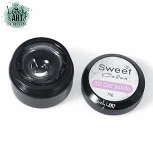 Gel Solido 3D Transparente Sweet Color 