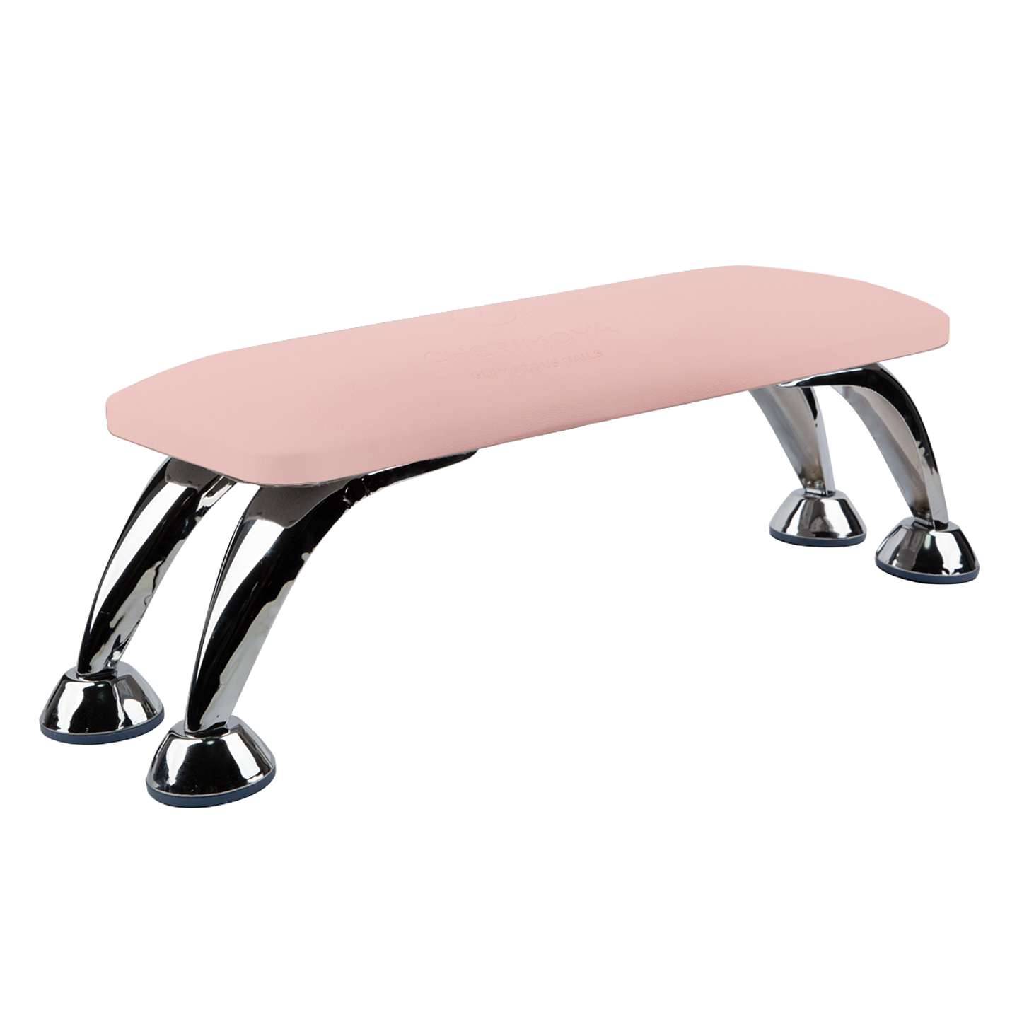 Apoya Brazos Rosado con Patas Metalicas