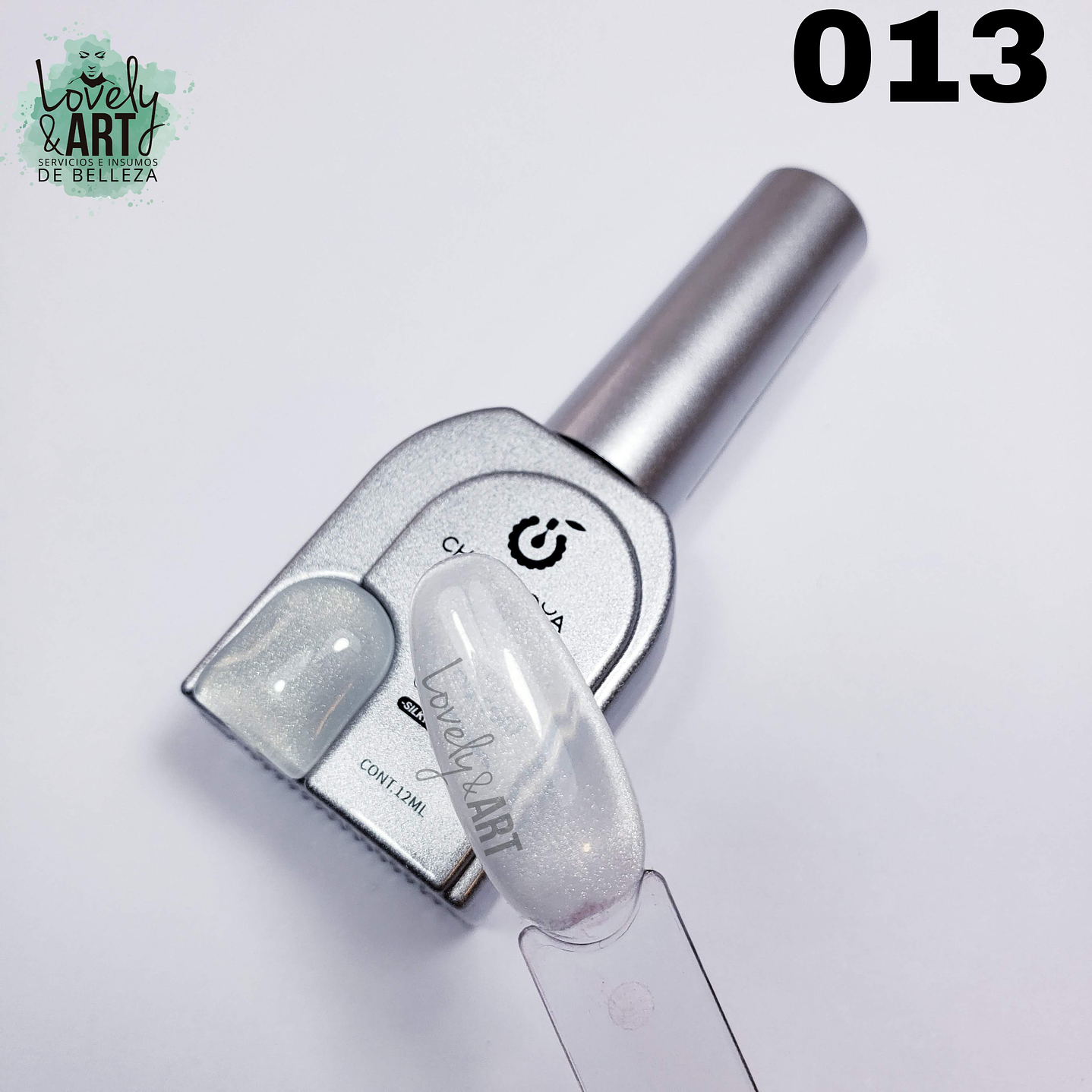 Esmalte Ojo de Gato Cherimoya Silver 013 12ml