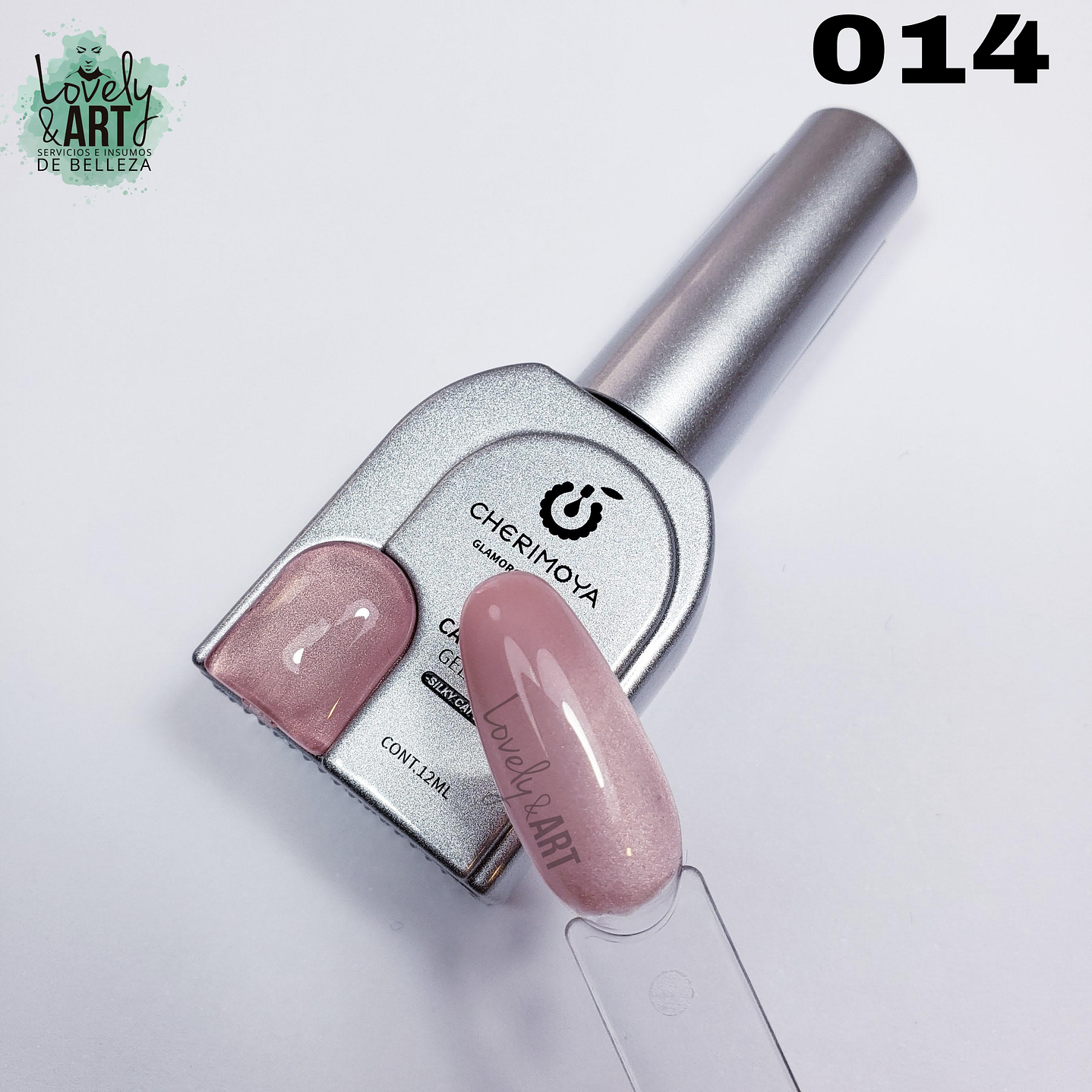 Esmalte Ojo de Gato Cherimoya Silver 014 12ml