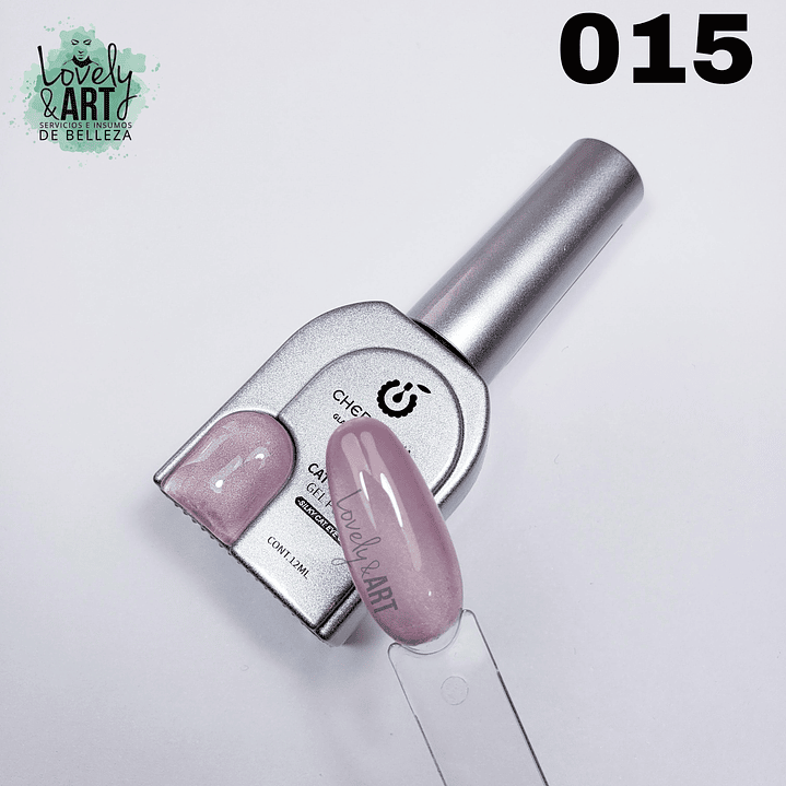 Esmalte Ojo de Gato Cherimoya Silver 015 12ml