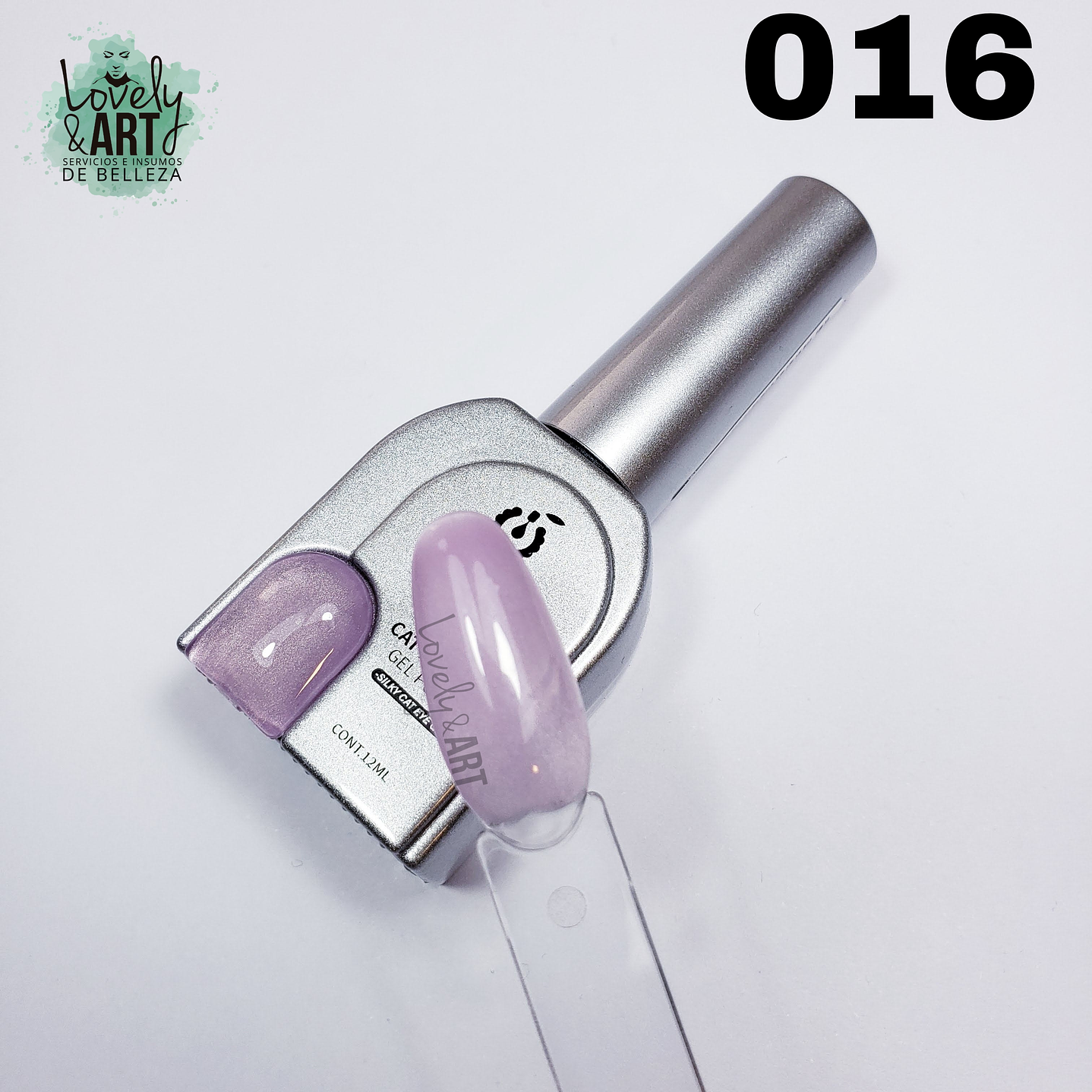 Esmalte Ojo de Gato Cherimoya Silver 016 12ml