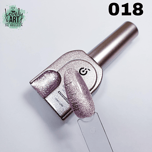 Esmalte Ojo de Gato Glitter Super Shine 018 Cherimoya 