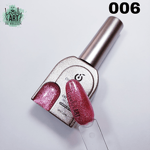 Esmalte Ojo de Gato Diamond Glitter 006 Cherimoya