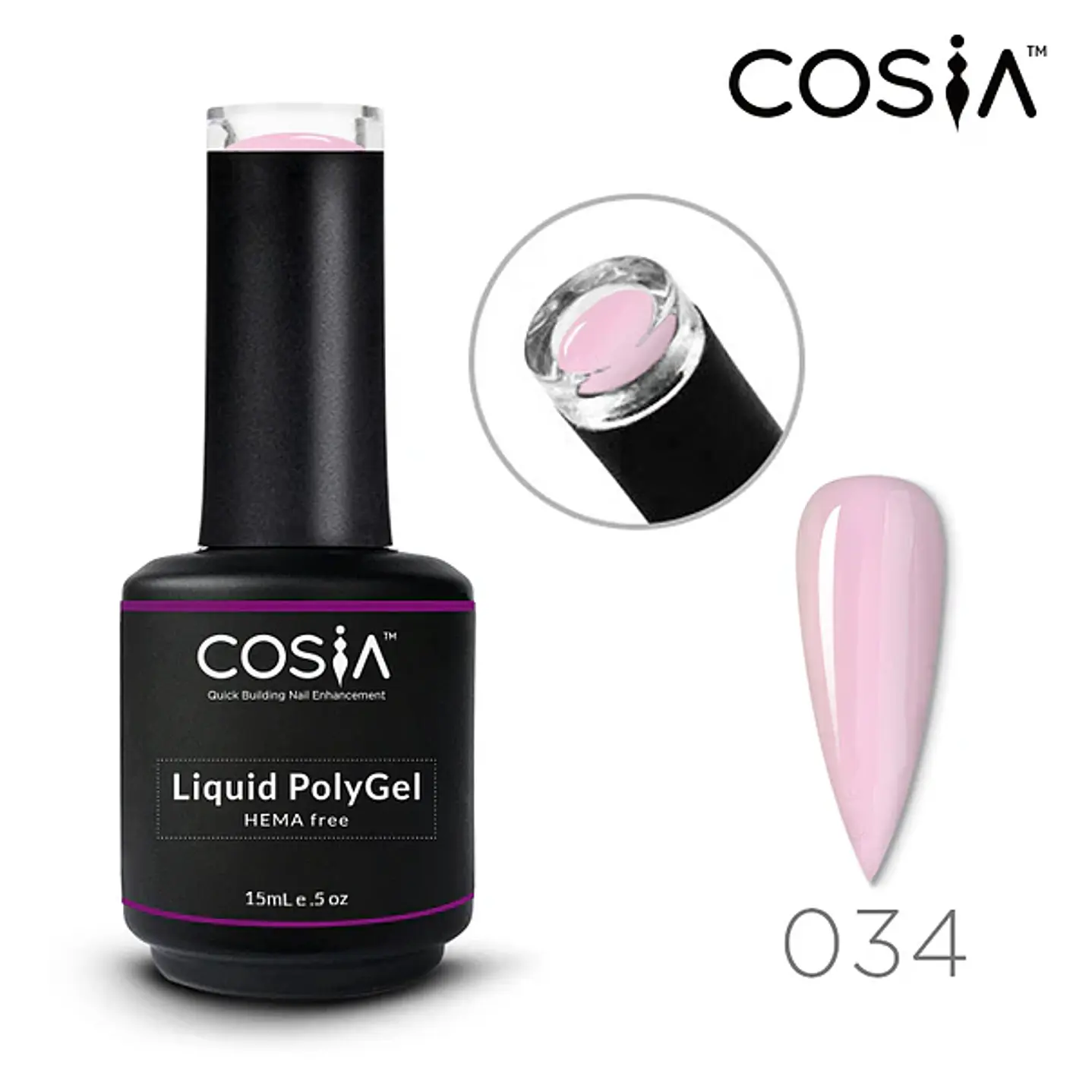 Polygel Gel Líquido Cosia 034