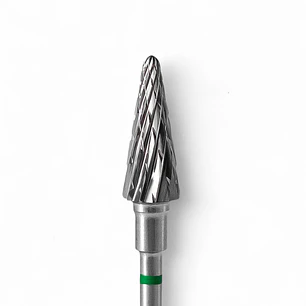 Fresa de Carburo Cónica 60 Verde Staleks Pro