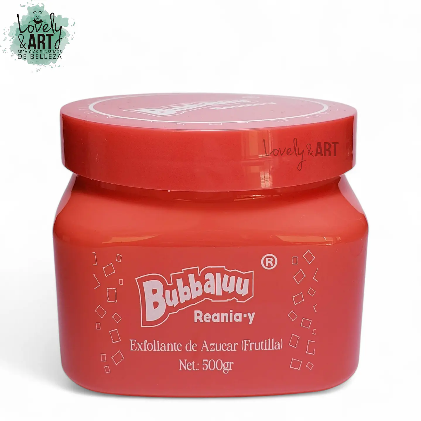 Exfoliante Bubbaluu de Azúcar Frutilla 500ml 1