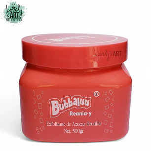 Exfoliante Bubbaluu de Azúcar Frutilla 500ml