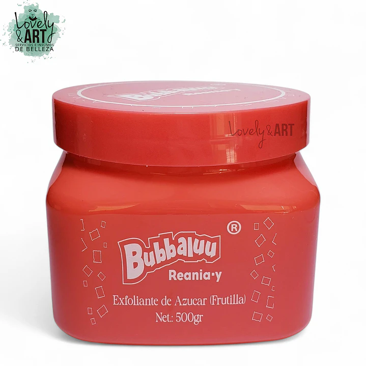 Exfoliante Bubbaluu de Azúcar Frutilla 500ml 1