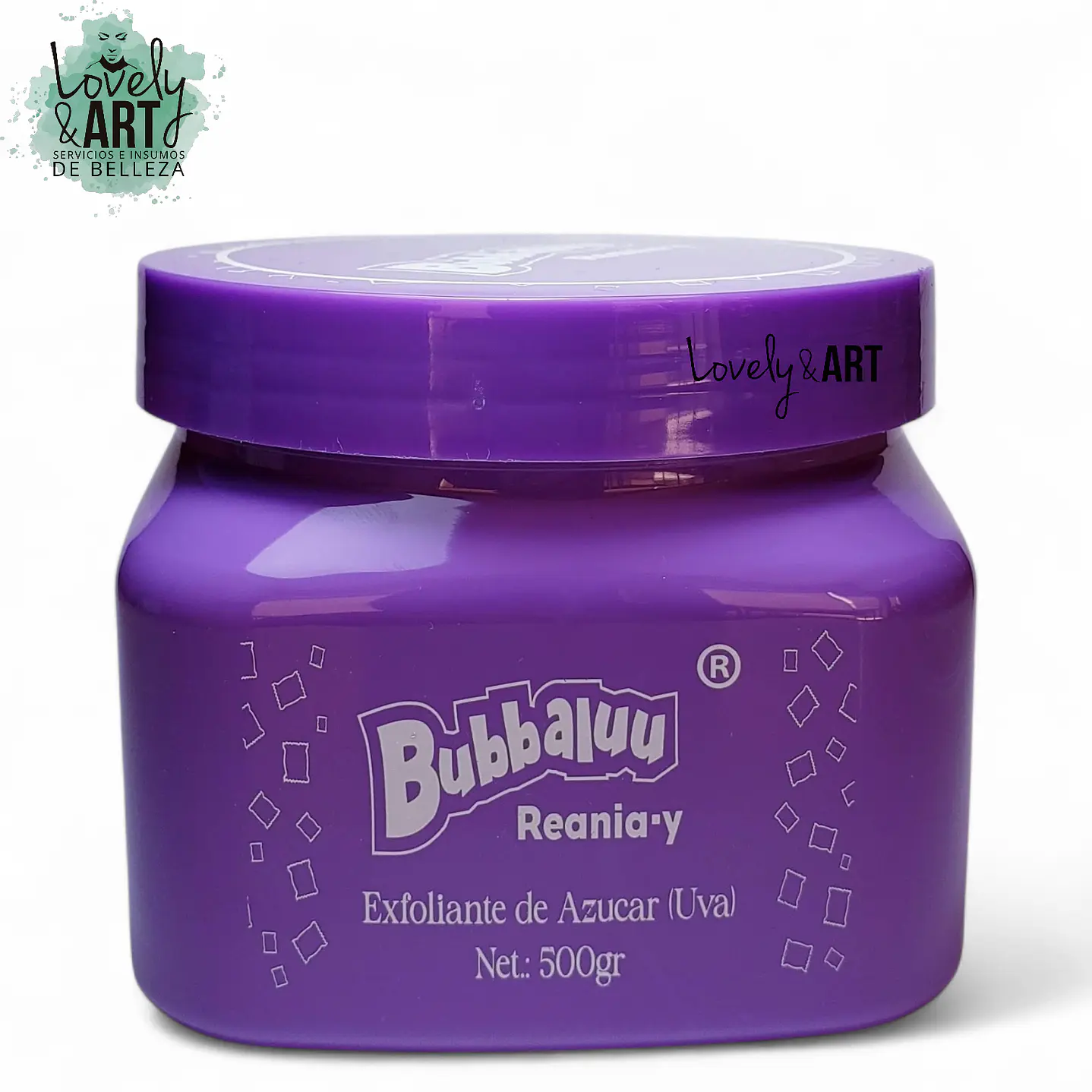 Exfoliante Bubbaluu de Azúcar Uva 500ml 1