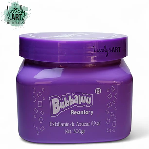 Exfoliante Bubbaluu de Azúcar Uva 500ml