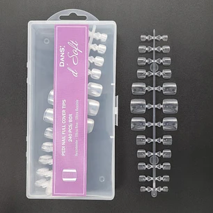 Uñas Soft Gel Pedi Nail 240psc