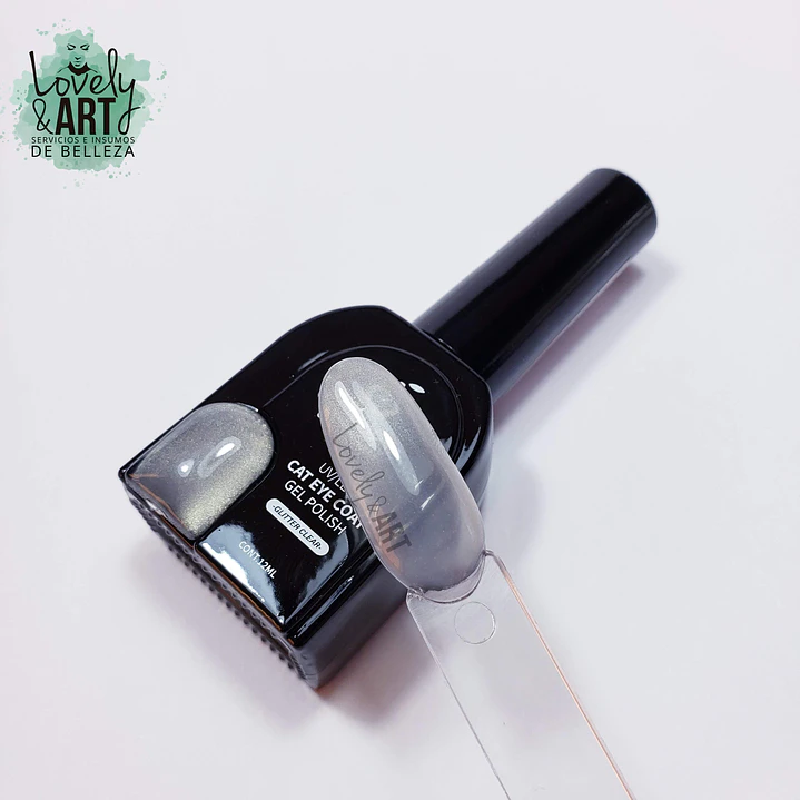 Ojo de Gato Glitter Clear Cherimoya 002 1