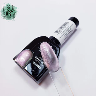 Ojo de Gato Glitter Clear Cherimoya 005