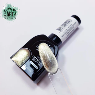 Ojo de Gato Glitter Clear Cherimoya 009