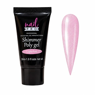 Polygel Nail Pro Shimmer Light Pink