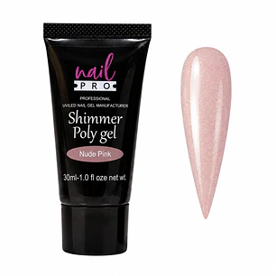 Polygel Nail Pro Shimmer Nude Pink