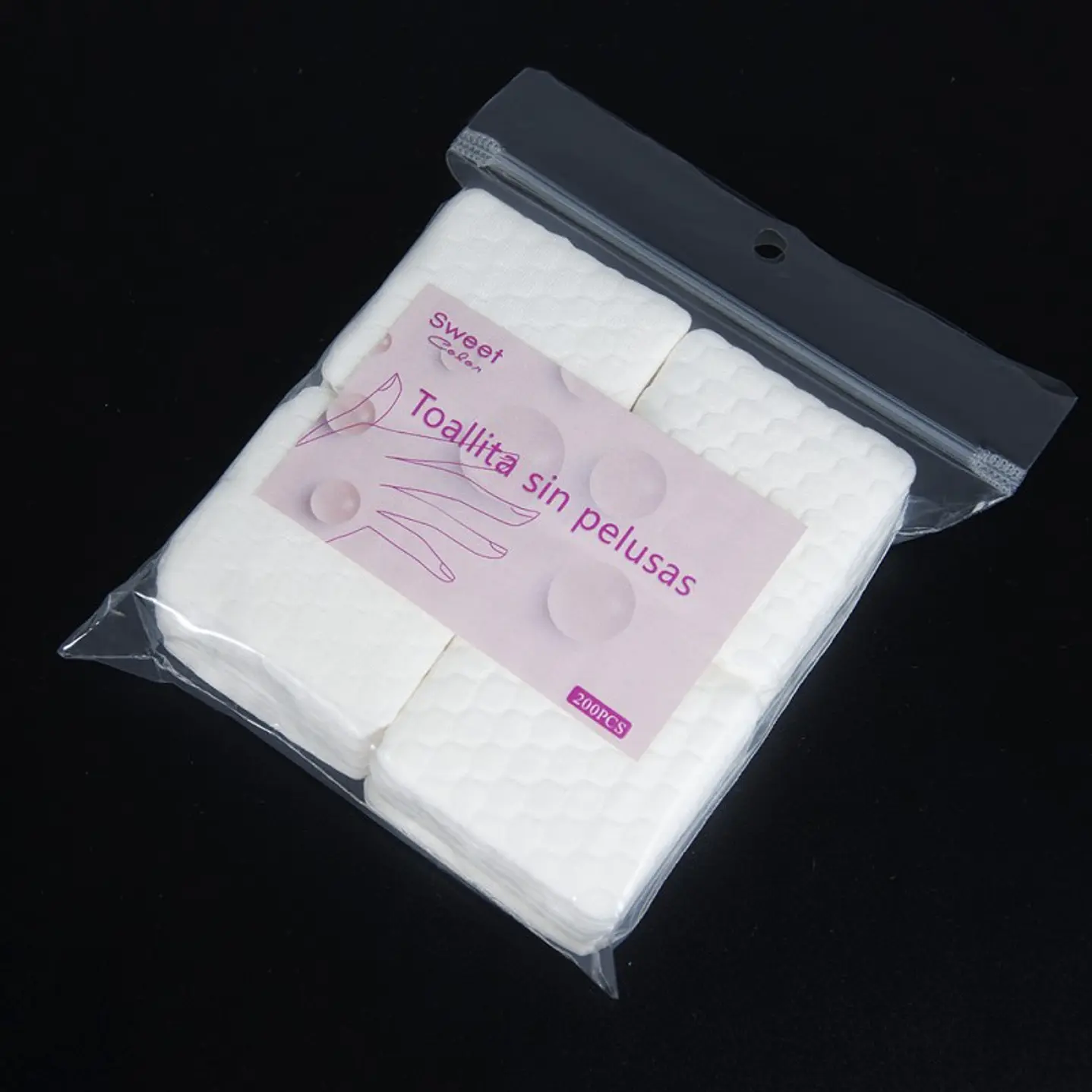 Toallita Sin Pelusa Sweet Color 200Pcs 1