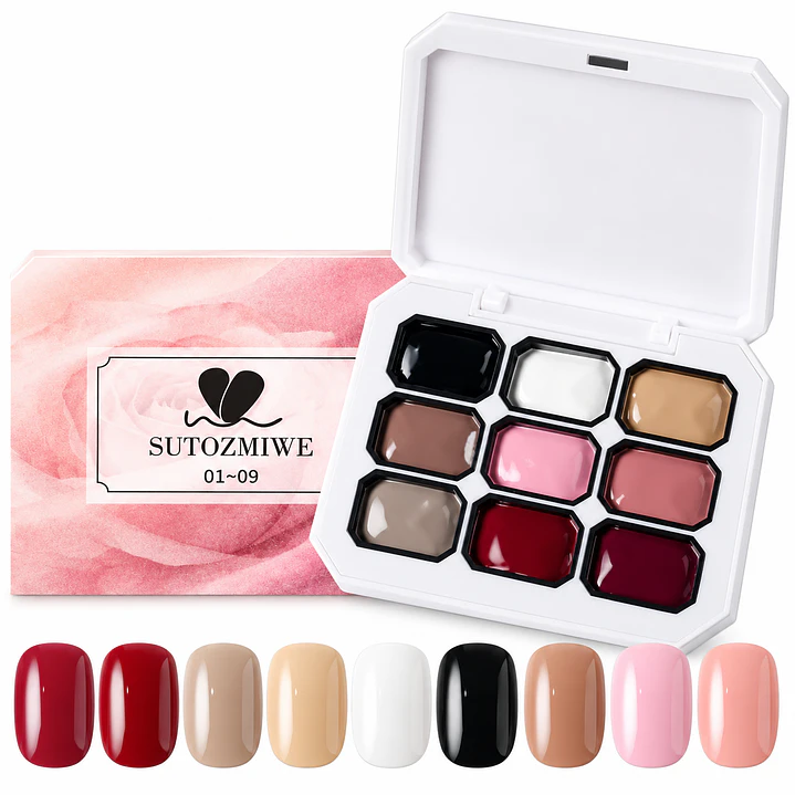 Paleta Gel Paint 9 Colores