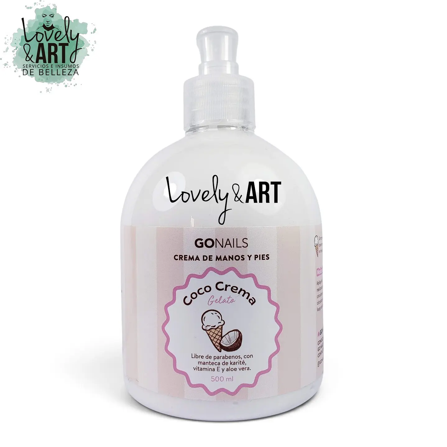 Crema de Manos y Pies Coco Crema 500ml