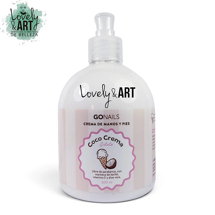 Crema de Manos y Pies Coco Crema 500ml