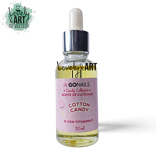 Aceite de Cutícula Cotton Candy 30ml GoNails