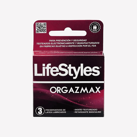 Preservativo LifeStyles Orgazmax