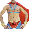 Disfraz  erótico de SUPERMAN sexy, juego de roles